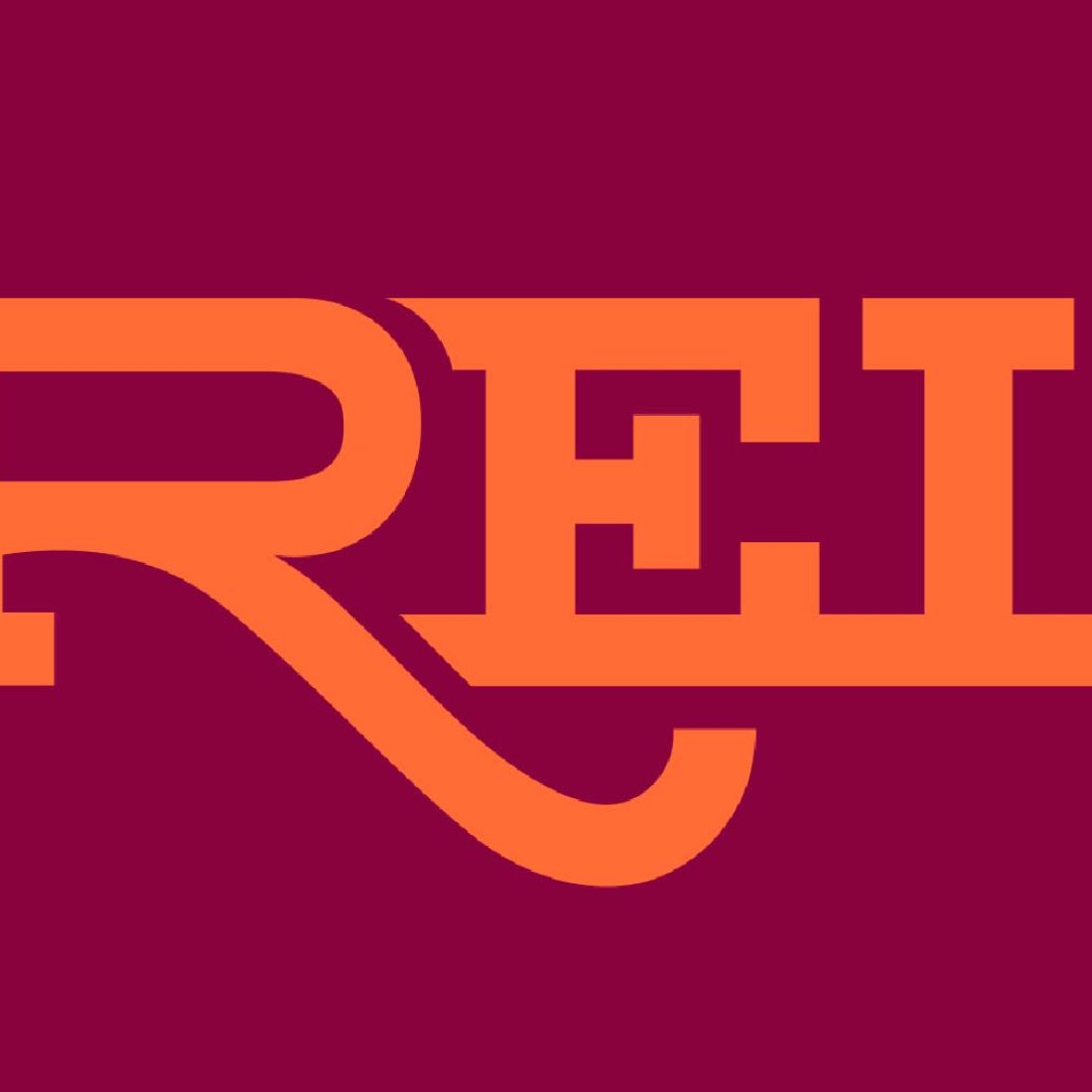 rel orange sur bordeau